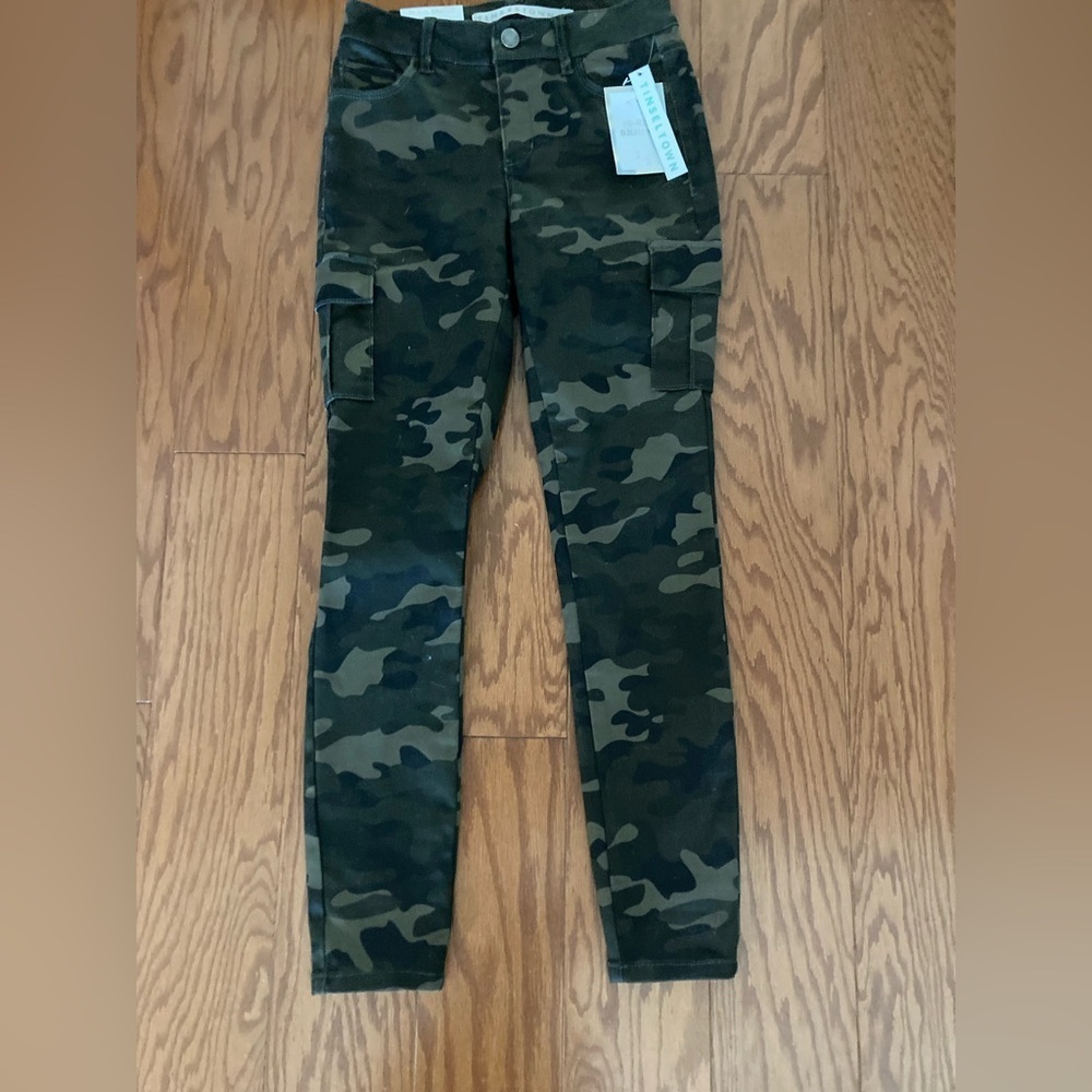 Tinseltown Camo Skinny High Rise Jeans Size 3 New With Tags